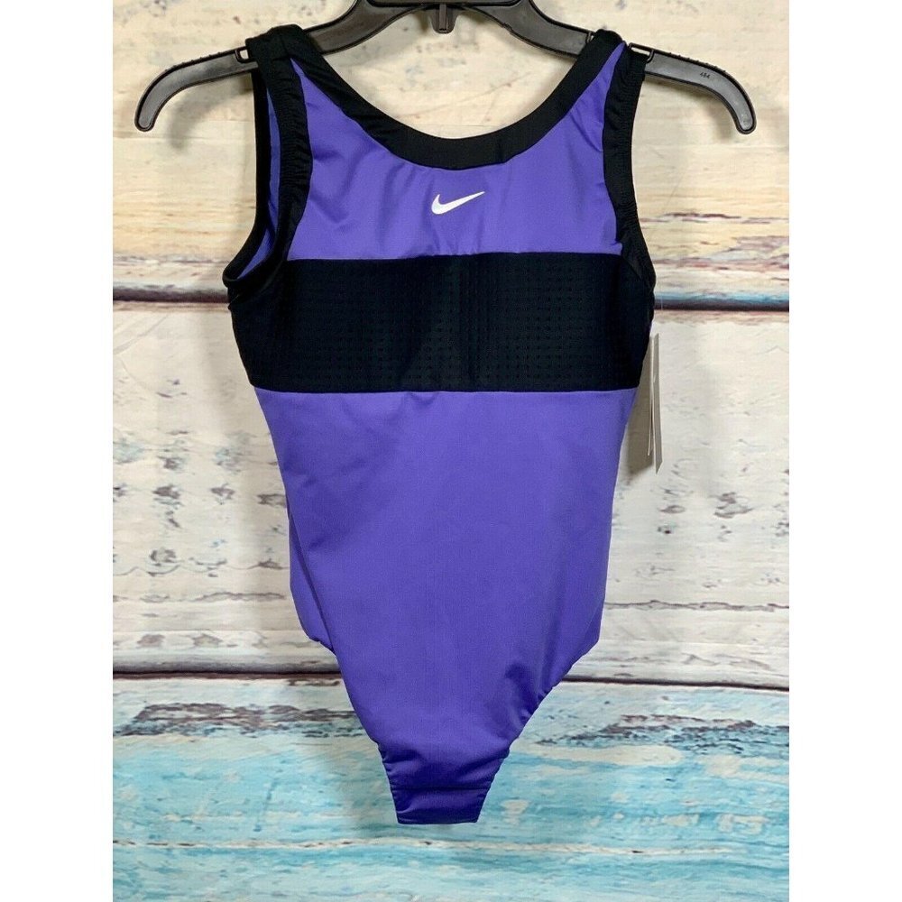 Nike XS Sapphire Purple Athletic Sport Swimsuit